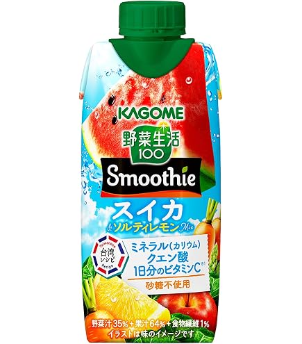 Amazon.co.jp: カゴメ 野菜生活100 Smoothie(スムージー) アサイー